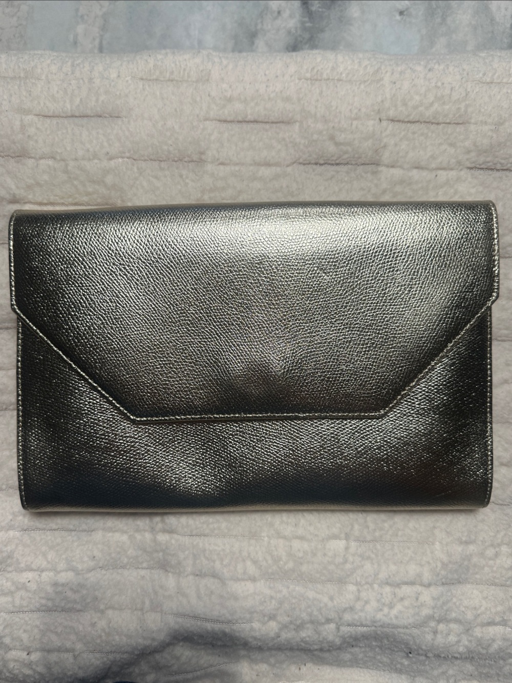 Halogen Gold Metallic Envelope Clutch